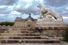 Vue sur le château du parc royal