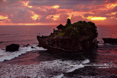 Coucher du soleil à Pura Tanah Lot