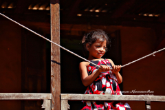 Une petite fille népalaise