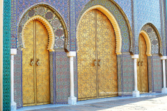 Portes andalouses du palais royal