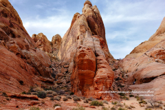 Sommet de la vallée rouge