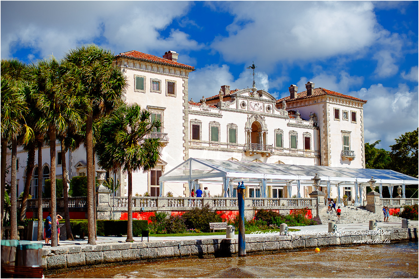 La belle vue sur Villa Vizcaya La belle vue sur Villa Vizcaya